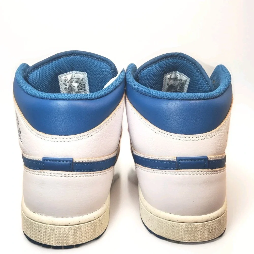 Nike Air Jordan 1 Mid SE Industrial Blue F5215-141 Men's size 11 sneaker shoe‎